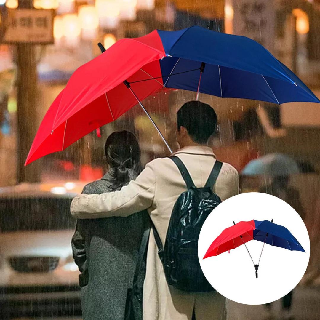 Umbrella Couple™ Disfruta de la lluvia con total tranquilidad y estilo.