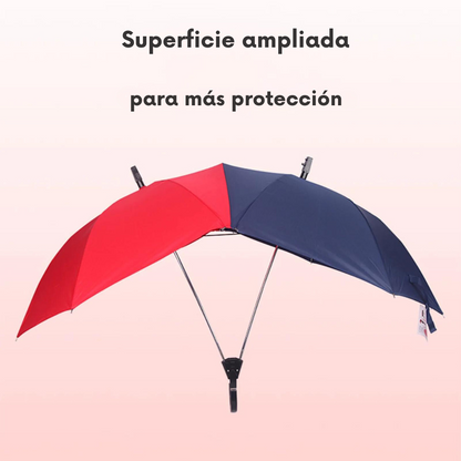 Umbrella Couple™ Disfruta de la lluvia con total tranquilidad y estilo.